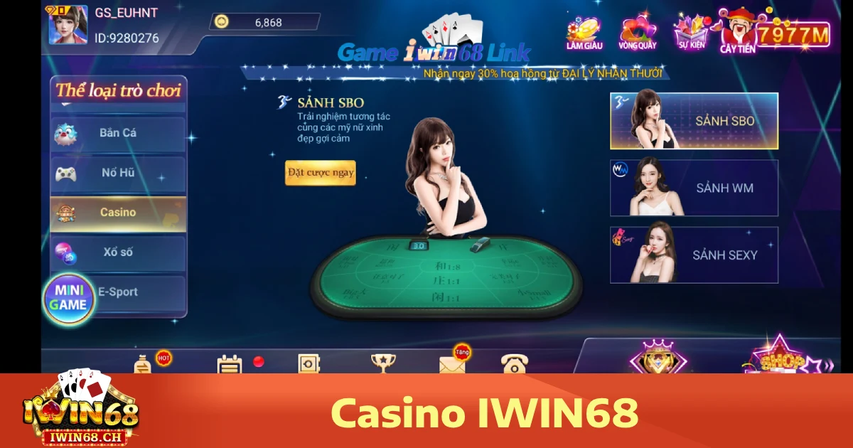 Casino iwin68 5 Hướng dẫn tham gia Casino Iwin68
