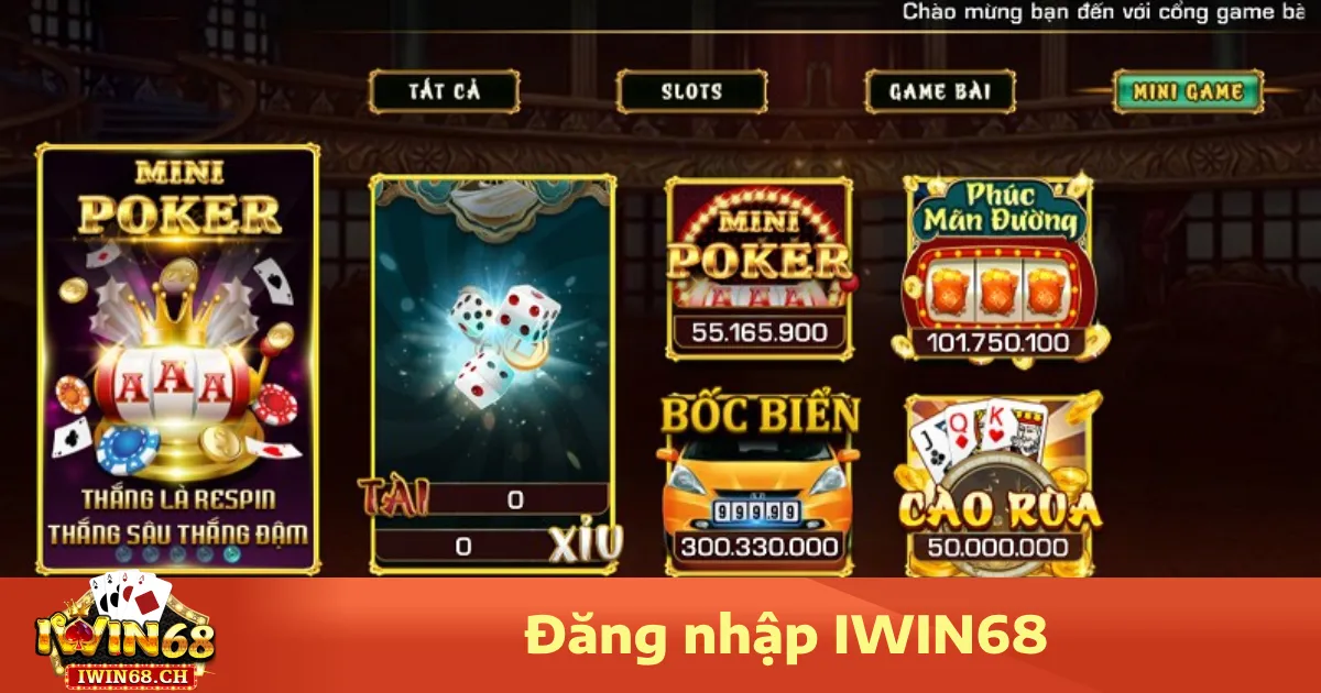 Đăng Nhập Iwin68 1 Cách đăng nhập Iwin68 trên website chính thức