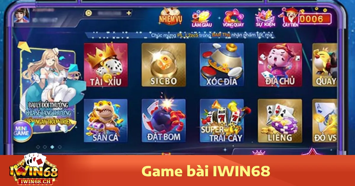 Game bài iwin68 2 Vì sao nên chọn Game bài Iwin68?